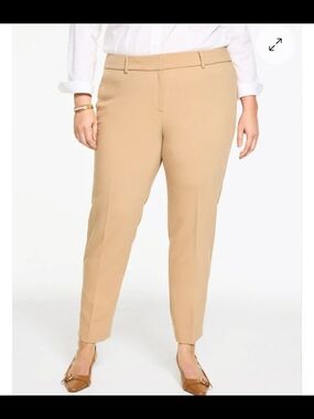 New Talbots Hampshire Ankle Pants Size 18W Plus Stretch